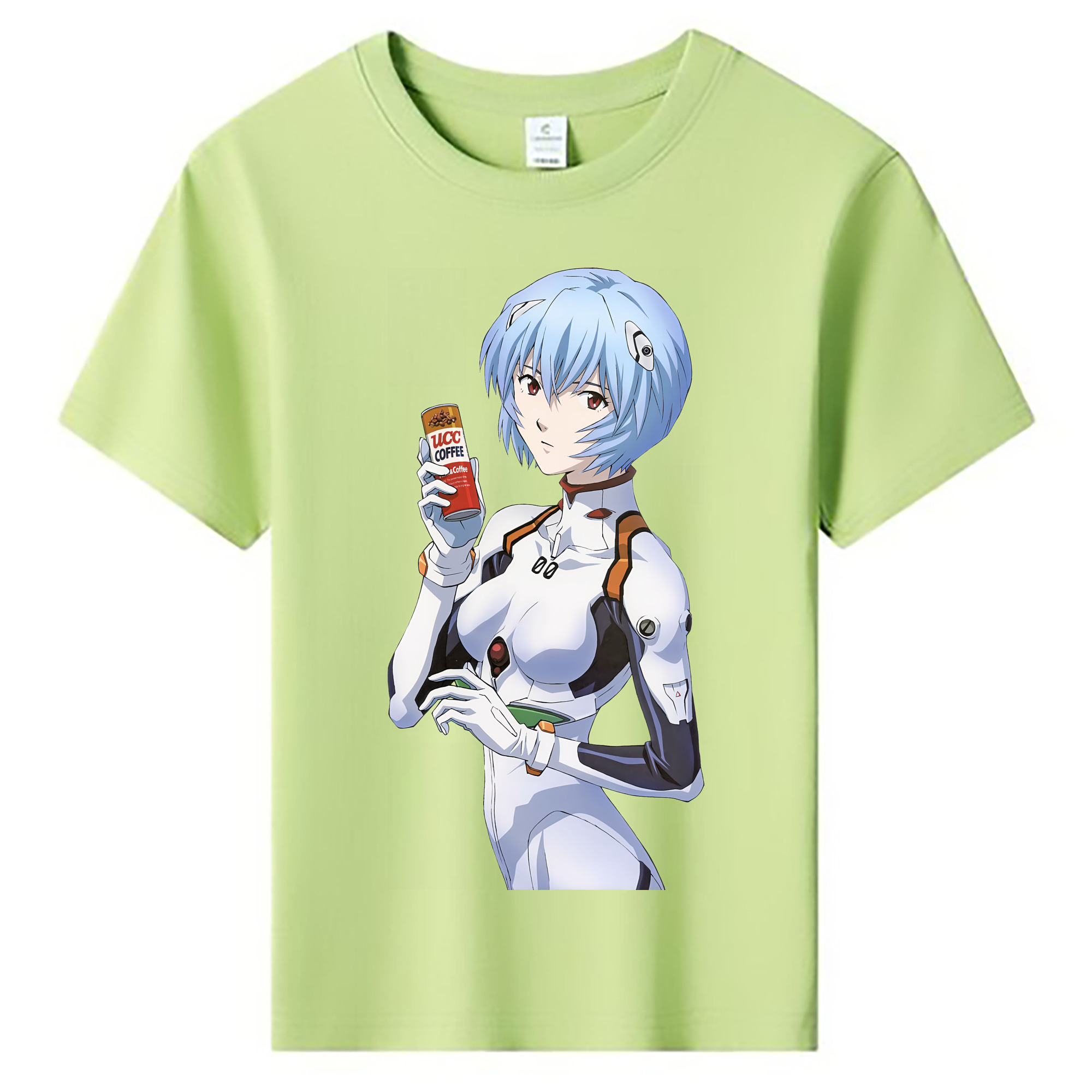 （画像用） EVA 新世紀エヴァンゲリオン 綿100％キッズTシャツ（フロントプリント）